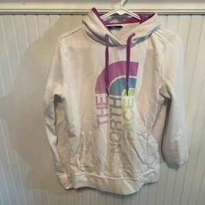 The North Face Purple and White Women's Hoodie